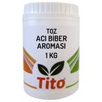 Tito 1 kg Toz Acı Biber Aroması