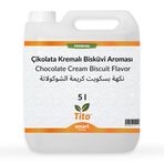 Tito 5 lt Premium Çikolata Kremalı Bisküvi Aroması