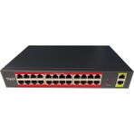 Tiwox Tp-G2420-Poe300w 24 Port 10/100 +2 Port Gigabit Sfp Poe Rack Switch
