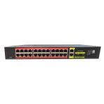 Tiwox TP-G2422SFP-POE300W 24 Port Gigabit+2xGB RJ45-2xSFP Uplink Rackmount PoE Switch