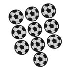 Tixiyu 10 adet futbol nakışı yaması, çantası, kıyafet, aksesuar, yama, çıkartma, rozet