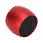 Tixiyu Küçük hoparlör, taşınabilir kablosuz hoparlör, bas zengin ses stereo bağlantısı, el çalma süresi, cep formatında, yürüyüş, bisiklet için (kırmızı)