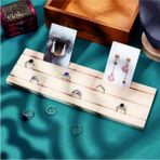 Tiydem Ahşap Yüzük, Küpe Teşhir Standı, Küpe Kartları ve Yüzük Sergileme display stand
