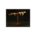Tiydem Mücevher Bilezik / Bileklik / Saat Teşhir Standı, Vitrin Ahşap Takı Teşhir Standı (Tekli 16 Cm)