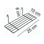 Tiydem Tel Pano İçin Aksesuar Sepet Rafı Dayanıklı Malzeme ile 25 cm Uzunlukta Uyumlu Model