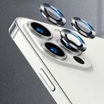 Tiyen Apple iPhone 12 Pro Max ile Uyumlu Lens Kamera Koruyucu Cam, HD Kalite, Çerçeveli, Tempered Glass, Kolay Kurulum, Koyu Gri