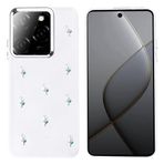Tiyen Tecno Spark 20 Pro 5G Kılıf Airbag Tasarımlı Simli Şeffaf Zore Kutup Kapak - Lale