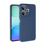 Tiyen Xiaomi Redmi 13 4G ile Uyumlu Kılıf, İçi Kadife, Lansman Esnek Silikon Mara Kapak, Tam Uyumlu - Lacivert