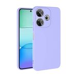 Tiyen Xiaomi Redmi 13 4G ile Uyumlu Kılıf, İçi Kadife, Lansman Esnek Silikon Mara Kapak, Tam Uyumlu - Lila