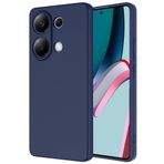 Tiyen Xiaomi Redmi Note 13 4G ile Uyumlu Kılıf, İçi Kadife, Lansman Esnek Silikon Mara Kapak, Tam Uyumlu - Lacivert