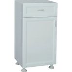 TK108 Çok Amaçlı Çekmeceli Kapaklı Plastik Pvc Banyo Dolabı