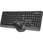 TKÇ A4 Tech FG1035 Gri Q mm 2.4g Kablosuz Klavye Mouse Set - Renkli