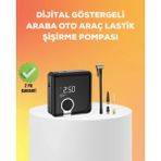 TKÇ Çok Fonksiyonlu Akıllı Lastik Şişirme Cihazı - Renkli