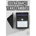 TKÇ Güneş Enerjili Bahçe Lambası Solar Gece Aydınlatma Sensörlü Lamba
