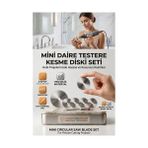 TKÇ Hobi Makine Uyumlu Hss Mini Testere Disk Seti 6 Parça - Ahşap Metal Kesici Gravür Ucu 723176