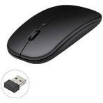 TKÇ Kablosuz Mouse Fare Şarjlı Bluetooth Wireless Çift Modlu Sessiz - Renkli