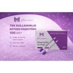 TKÇ Luerlock Kilitli 1 ml Tek Kullanımlık Hassas Uçlu Botoks Enjektörü 100 Adet 1 Kutu - Beyaz - 2