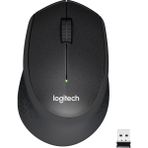 TKÇ M330 Kablosuz Sessiz USB Optik Mouse Siyah 910-004909 - Beyaz