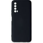 TKÇ Mey Ithalat® Huawei P Smart 2021 Kılıf Nano Içi Kadife Silikon - Lacivert