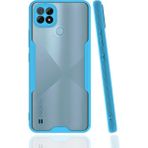 TKÇ Mey Ithalat® Realme C21 Kılıf Platin Silikon - Mavi