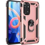 TKÇ Mey Ithalat® Redmi Note 12S Kılıf Sofya Yüzüklü Silikon Kapak - Rose