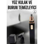 TKÇ Seyahat Tipi Mini Taşınabilir Siyah Burun Kulak Yanak Kıl ve Tüy Temizleme Makinesi