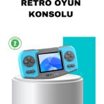 TKÇ Taşınabilir Mini Video Oyun Konsolu Ergonomik Tasarım