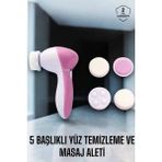 TKÇ Taşınabilir Yüz Temizleme Cihazı Masaj, Peeling, Temizlik 5 Başlıklı