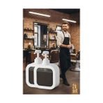 TKÇ Tkcls- 2 Li Berber Sabunluğu – Modern Pompalı Dispenser | Sıvı Sabun, Şampuan, Losyon Için