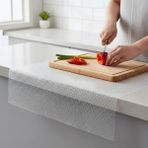TKÇ Tkcls- Şeffaf Pvc Kaydırmaz Raflık Dolap Içi Çekmece Örtüsü 45X300 cm - 1 - Renkli