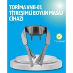 TKÇ Vnb-01 Titreşimli Boyun Masaj Aleti Gri Renk - Renkli