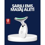TKÇ Yüz ve Boyun Sıkılaştırıcı Cilt Bakım Cihazı | Ems Mikro Akım & Kırışıklık Giderici - Renkli
