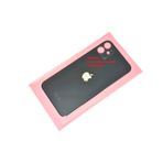 Tkgz Apple Uyumlu iPhone 11 Arka Pil Batarya Kapağı Cam Siyah