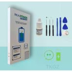 Tkgz - Genaral Mobile Gm 9 Pulus - Batarya Pil Sıfır Güçlendirilmiş + Tamir Seti + B-7000 - Realpower