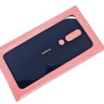 Tkgz Nokia 5.1 PLUS Arka Pil Batarya Kapağı (CAM Lacivert)