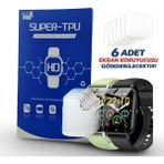 Tkgz Tecno Watch 3 Active Uyumlu Nano Ekran Koruyucu Ultra İnce HD MaxxPro - 2G