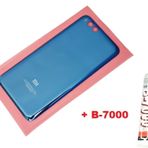 Tkgz Xiaomi Mi 6 Arka Kapak Batarya Pil Kapagi (Cam+B-7000) Mavı
