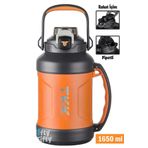 TKK 1650 ML Profesyonel Kamp Matarası/Çelik Termos Çift Kullanım Pipetli/Rahat İçim 12/24 Yalıtım -20281650