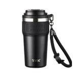 Tkk Celik Termos Mug 630Ml Mat Siyah