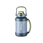 TKK Mega Boy 1650ml Pipetli/Pipetsiz Kullanım Askılı Paslanmaz Çelik Termos Matara (Mavi)