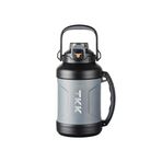 TKK Mega Boy 1650ml Pipetli/Pipetsiz Kullanım Askılı Paslanmaz Çelik Termos Matara (Siyah)