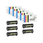 Tkprint Lexmark Ms317 Ms317dn 51B5000 Siyah 5 Adet Muadil Toner 2500 Sayfa
