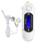 TKSE USB MP3 Çalar, LCD Ekranlı Taşınabilir Müzik MP3 USB Çalar FM Radyo Ses Hafıza Kartı(Gri)