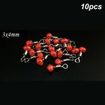 Tlg Shop 3X4MM Tarzı Çanta Çoklu Boyut Balıkçılık Fırdöndüleri Bağlayın Zig Kasnak Klipsi Kaydırıcı Boncuklar Hızlı Bağlantı Hattı Kuleleri Koşu Ledger Takımı Aksesuarı (Yurt Dışından) - Balıkçılık Araçları - Beyaz