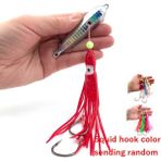 Tlg Shop Kanca Stili ile B Rengi 60G Bottomku Jig Cazibesi 40G 60G 80G Derin Deniz Jig Metal Yavaş Jig Kafa Etekleri Kancalar Tatlı Su Tuzlu Su Balıkçılık Cazibesi (Yurt Dışından)