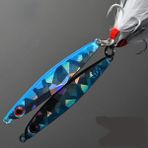 Tlg Shop Mavi Stil 22G 9 Renk Metal Vıb Lures G Güçlü Canlı Titreşimler Kaşık Cazibesi Balıkçılık Yemi Bas Yapay Sert Yem 3D Gözler (Yurt Dışından)