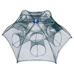 Tlg Shop No.11 Tarzı Ultralight Gözenekli Taşınabilir Balık Ağı Naylon Otomatik Katlanabilir Balık Yemleri Yakalamak Tuzak Karides Kafes Otomatik Katlanır Balık Ağı (Yurt Dışından) - Balık Ağı Aracı - Beyaz