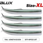 Tlg Shop Size.xl Clr.c Kuyruk Stili Blux Flash Kum Yılan Balığı 14GG Yumuşak Balıkçılık Cazibesi Kuyruk Jig Kafa Kanca Minnow Yapay Yem Tuzlu Su Levrek Swimbait Takımı Dişli (Yurt Dışından)
