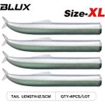 Tlg Shop Size.xl Clr.g Kuyruk Stili Blux Flash Kum Yılan Balığı 10CM.5CM Yumuşak Balıkçılık Cazibesi Kuyruk Jig Kafa Minnow Yapay Yem Tuzlu Su Levrek Swimbait Takımı Dişli (Yurt Dışından)