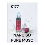 TLG TLGK177e010 Narciso Pure Musc Roll-On Şişe Alkolsüz Kadın Parfüm Esansı, 10 ml